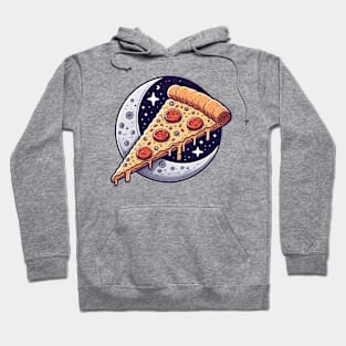 a Pizza slice and The Crescent moon Hoodie